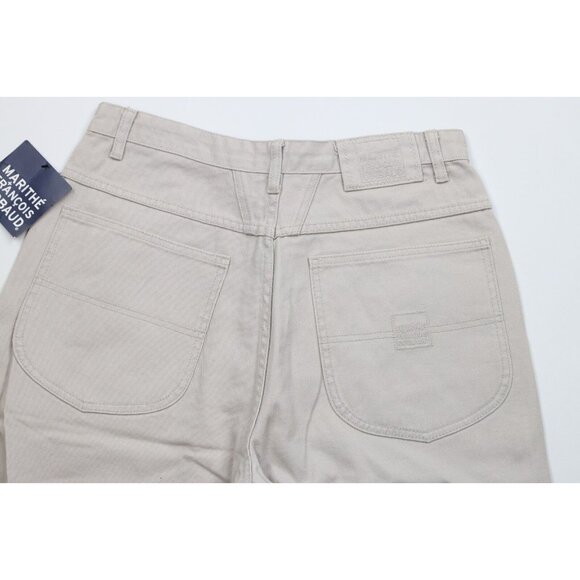 Deadstock Vtg 90s Marithe Francois Girbaud Mens 32 Baggy Denim Jean Shorts Gray - Picture 9 of 11